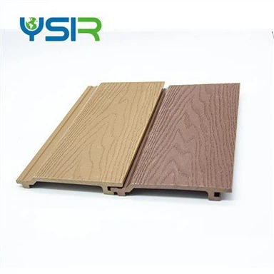 แผ่นผนังภายนอกคอมโพสิตไม้พลาสติก